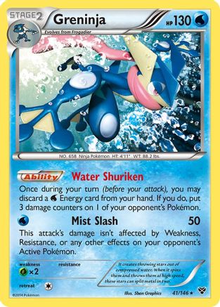 Greninja 41/146 - XY Base Set Holofoil - Poke-Collect