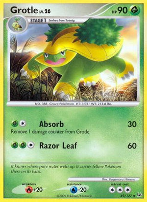 Grotle 49/127 - Platinum Reverse Holofoil - Poke-Collect