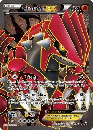 Groudon EX (106 Full Art) 106/108 - Dark Explorers Holofoil - Poke-Collect