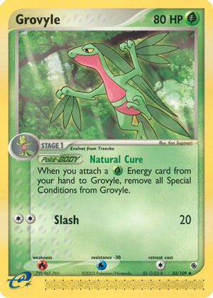 Grovyle - 32/109 32/109 - Ruby and Sapphire - Poke-Collect