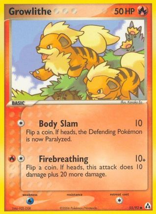 Growlithe 55/92 - Legend Maker - Poke-Collect