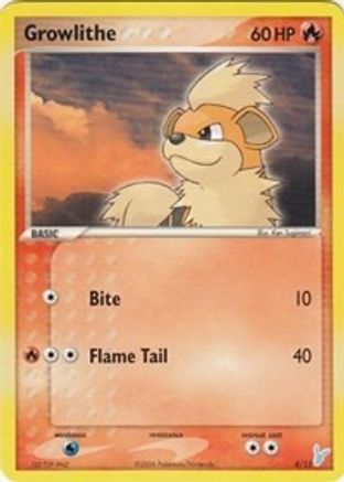 Growlithe 4/12 - EX Trainer Kit 2 Plusle & Minun - Poke-Collect