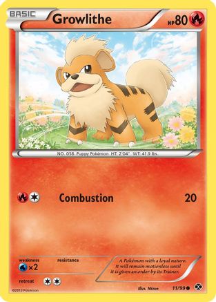 Growlithe (11) 11/99 - Next Destinies - Poke-Collect
