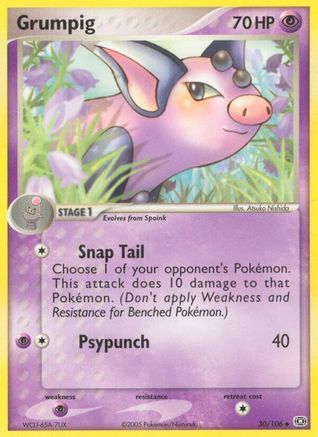 Grumpig - 030/106 30/106 - Emerald - Poke-Collect