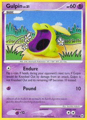 Gulpin 40/99 - Arceus Reverse Holofoil