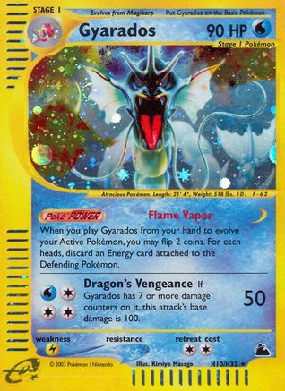 Gyarados (H10) H10/144 - Skyridge Holofoil - Poke-Collect