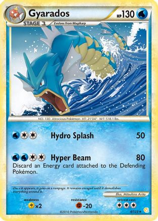 Gyarados 4/123 - HeartGold SoulSilver Holofoil - Poke-Collect