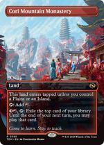 Cori Mountain Monastery (TDM-393) - Tarkir: Dragonstorm (Borderless) Foil - Poke-Collect