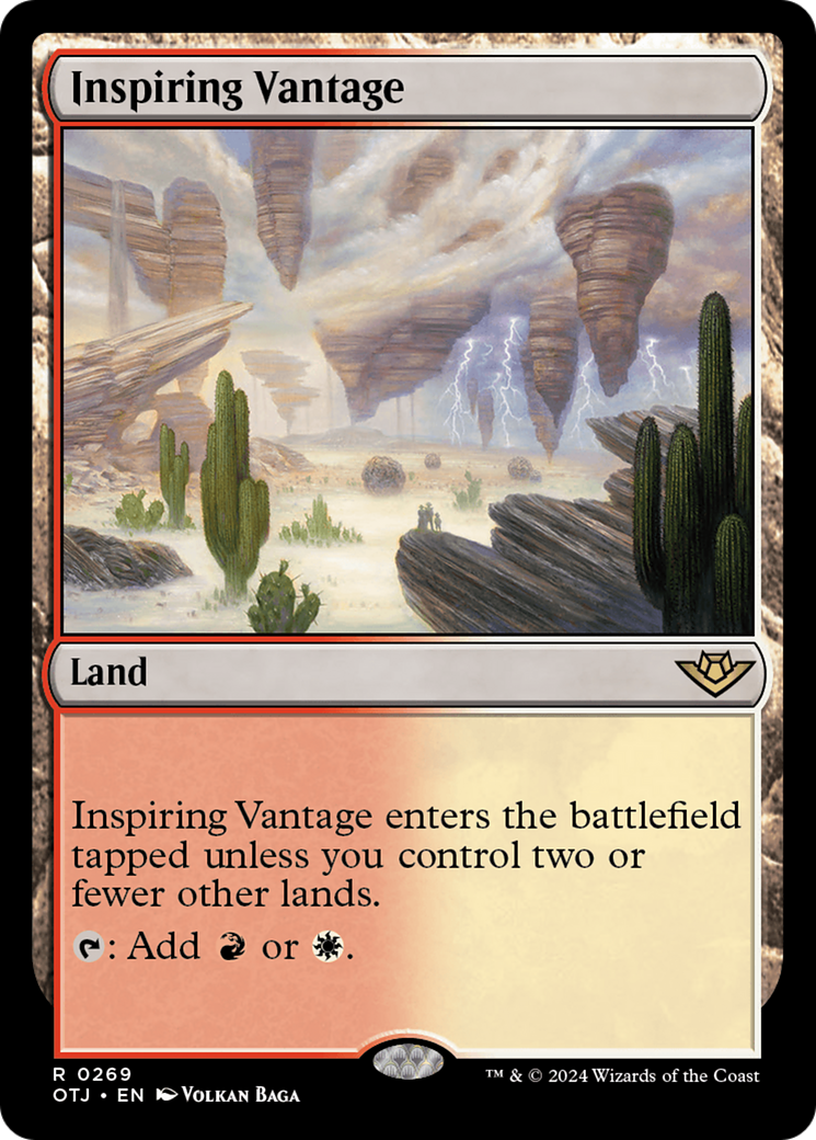 Inspiring Vantage (OTJ-269) - Outlaws of Thunder Junction Foil - Poke-Collect