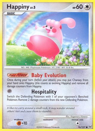 Happiny 76/127 - Platinum - Poke-Collect
