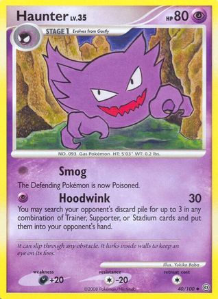 Haunter 40/100 - Stormfront Reverse Holofoil - Poke-Collect