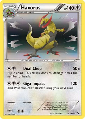 Haxorus 88/101 - Noble Victories Holofoil - Poke-Collect