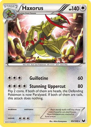 Haxorus 89/108 - Dark Explorers Reverse Holofoil - Poke-Collect