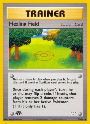 Healing Field 61/64 - Neo Revelation 1st Edition - Poke-Collect