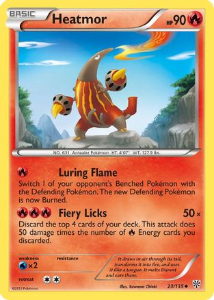 Heatmor 23/135 - Plasma Storm Reverse Holofoil - Poke-Collect