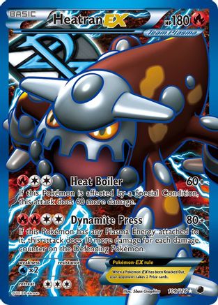 Heatran EX (Team Plasma) (Full Art) 109/116 - Plasma Freeze Holofoil - Poke-Collect