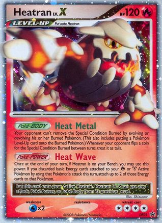 Heatran LV.X - DP31 DP31/56 - Diamond and Pearl Promos Holofoil - Poke-Collect