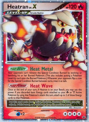Heatran LV.X - DP31 DP31/56 - Diamond and Pearl Promos Holofoil - Poke-Collect
