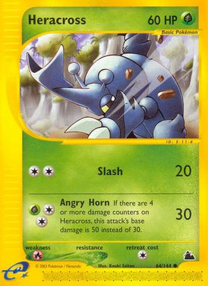 Heracross 64/144 - Skyridge Reverse Holofoil