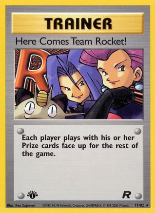Here Comes Team Rocket! (71) 71/82 - Team Rocket 1st Edition - Poke-Collect
