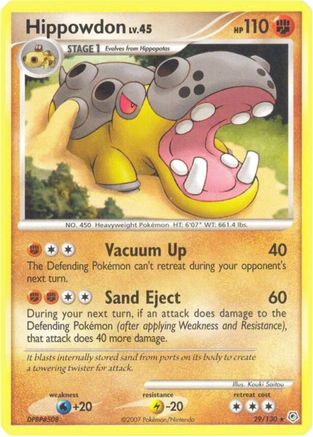Hippowdon 29/130 - Diamond and Pearl - Poke-Collect
