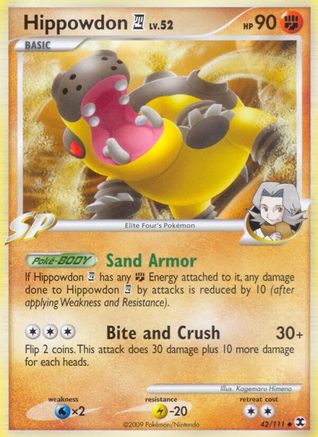 Hippowdon E4 42/111 - Rising Rivals - Poke-Collect
