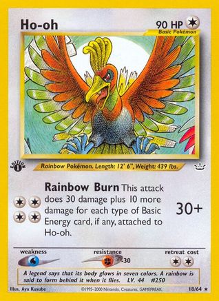 Ho-oh (18) 18/64 - Neo Revelation Unlimited - Poke-Collect