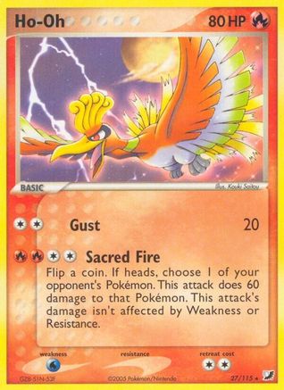 Ho-Oh 27/115 - Unseen Forces - Poke-Collect
