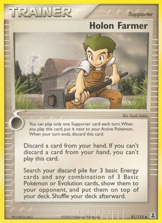 Holon Farmer 91/113 - Delta Species Reverse Holofoil - Poke-Collect