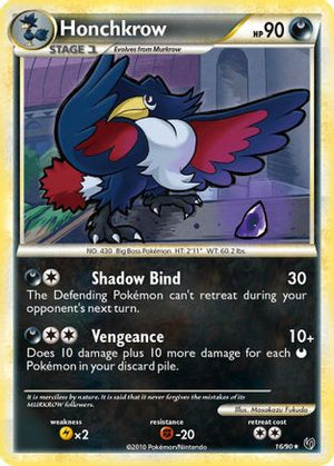 Honchkrow (16) 16/90 - Undaunted - Poke-Collect