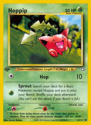 Hoppip 61/111 - Neo Genesis 1st Edition - Poke-Collect