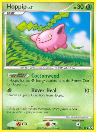 Hoppip 90/132 - Secret Wonders Reverse Holofoil - Poke-Collect