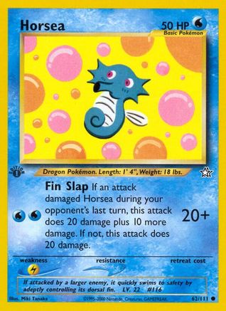 Horsea 62/111 - Neo Genesis Unlimited - Poke-Collect