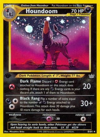 Houndoom 8/64 - Neo Revelation Unlimited Holofoil - Poke-Collect