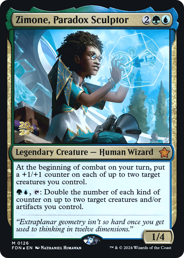 Zimone, Paradox Sculptor (PRE-126) - Foundations Promos Foil - Poke-Collect