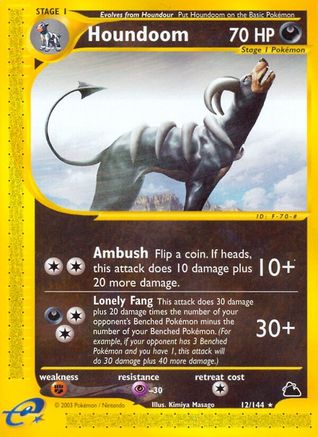 Houndoom (12) 12/144 - Skyridge - Poke-Collect