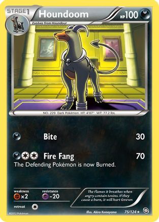 Houndoom 75/124 - Dragons Exalted - Poke-Collect