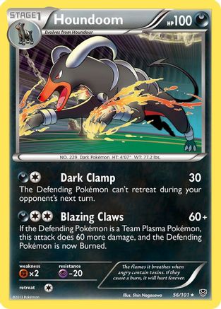 Houndoom 56/101 - Plasma Blast Holofoil - Poke-Collect