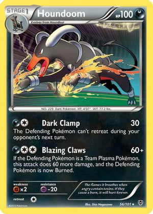 Houndoom 56/101 - Plasma Blast Holofoil - Poke-Collect