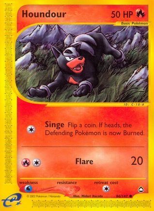 Houndour (86) 86/147 - Aquapolis - Poke-Collect