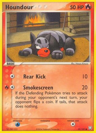 Houndour - 059/109 59/109 - Team Rocket Returns Reverse Holofoil - Poke-Collect