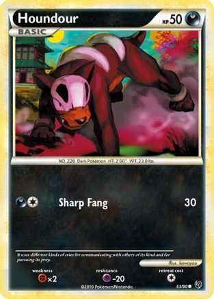 Houndour (53) 53/90 - Undaunted Reverse Holofoil - Poke-Collect