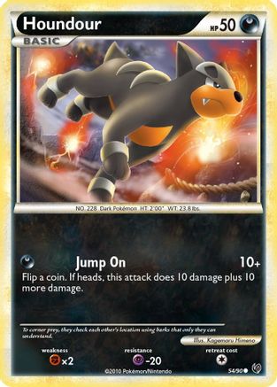 Houndour (54) 54/90 - Undaunted Reverse Holofoil - Poke-Collect