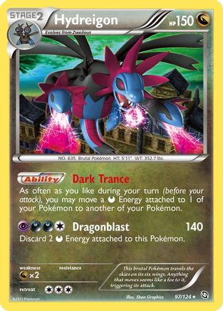 Hydreigon (97) 97/124 - Dragons Exalted Holofoil - Poke-Collect