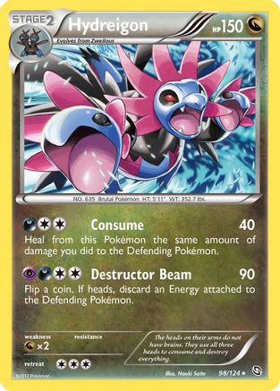 Hydreigon (98) 98/124 - Dragons Exalted - Poke-Collect