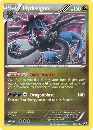 Hydreigon 99/113 - Legendary Treasures Reverse Holofoil - Poke-Collect