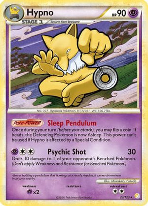 Hypno 23/123 - HeartGold SoulSilver Reverse Holofoil - Poke-Collect