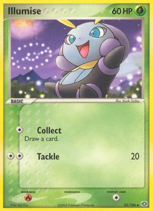 Illumise 32/106 - Emerald Reverse Holofoil - Poke-Collect