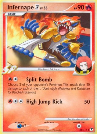 Infernape E4 43/111 - Rising Rivals - Poke-Collect