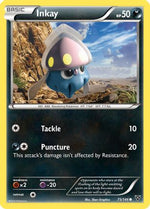 Inkay (75) 75/146 - XY Base Set Reverse Holofoil - Poke-Collect